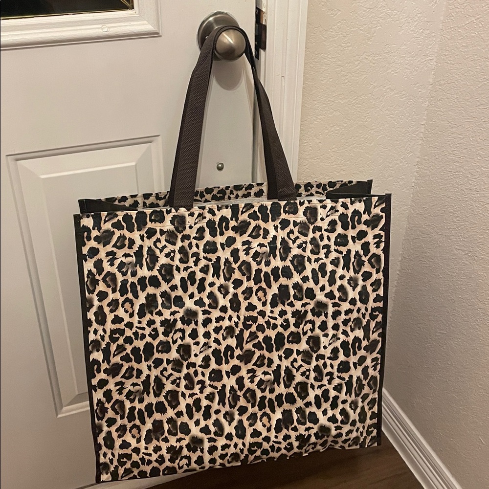 Large Animal Print shopping bag